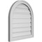Ekena Millwork Round Top Surface Mount PVC Gable Vent: Functional, w/ 2"W x 1-1/2"P Brickmould Frame, 22"W x 24"H GVPRT22X2402SF - alternate 3